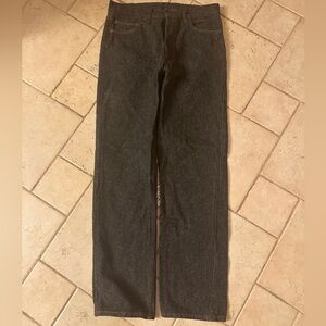 Vintage Levi’s Big E Grey/black Selvedge Jeans 32x30